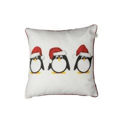 Наволочка Прованс декоративна Три пінгвини 45х45 Фото