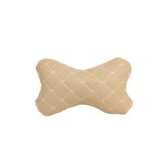 Подушка EVAtech ECO 27х16 см бежева з бежевою ниткою Фото