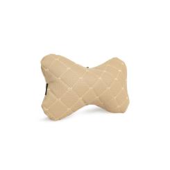 Подушка EVAtech ECO 27х16 см бежева з бежевою ниткою Фото 2