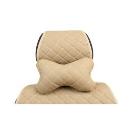 Подушка EVAtech ECO 27х16 см бежева з бежевою ниткою Фото 6