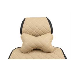 Подушка EVAtech ECO 27х16 см бежева з бежевою ниткою Фото 7