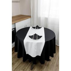 Скатерть Прованс Kelly черная D-180 Фото 3