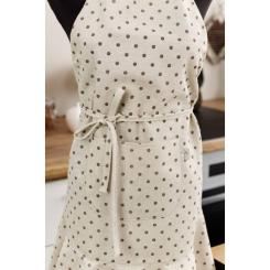 Фартук Прованс Горох коричневый Хозяйка Фото 2