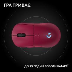 Мышка Logitech G Pro 2 Lightspeed Wireless Magenta Фото 11
