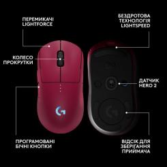 Мышка Logitech G Pro 2 Lightspeed Wireless Magenta Фото 5