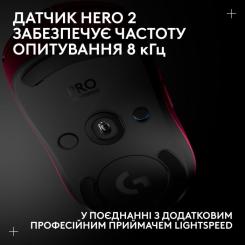 Мышка Logitech G Pro 2 Lightspeed Wireless Magenta Фото 8