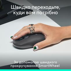 Мышка Logitech POP Mouse With Emoji Bluetooth Graphite Фото 2