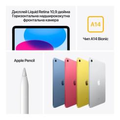 Планшет Apple iPad 10.9" 2024 Wi-Fi 64GB Blue Фото 6