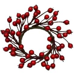 Рождественский венок YES! Fun Красные ягоды D7 см Фото