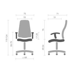 Кресло игровое Аклас Альтрон R-MB OT-R240 Сіре Фото 11