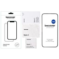 Стекло защитное BeCover Apple iPhone 16 Plus 10D Black Фото 2
