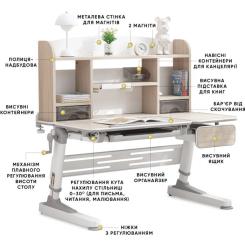 Парта Mealux Trenton Wood Фото 1