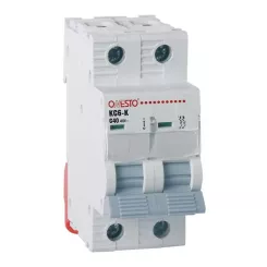 Автоматический выключатель ONESTO 2п С 10А MCB 6kA (KC6-K) Фото