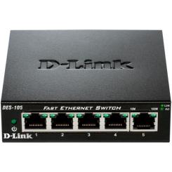 Коммутатор сетевой D-Link DES-105 Фото 1