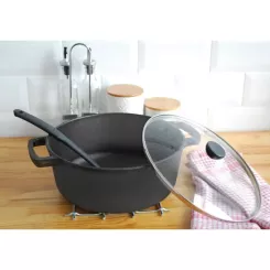 Кастрюля Brizoll чавунна без кришки 6 л Фото 6