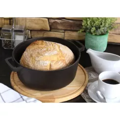 Кастрюля Brizoll чавунна без кришки 6 л Фото 8