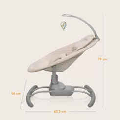 Кресло-качалка Lionelo Rio Beige latte Фото 10