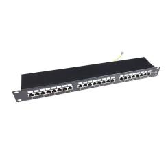 Патч-панель Eserver 19" 24xRJ45 STP cat.6, 1U Фото