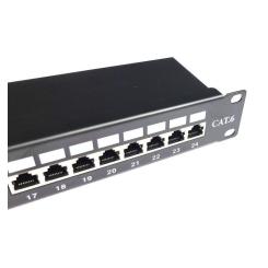 Патч-панель Eserver 19" 24xRJ45 STP cat.6, 1U Фото 2