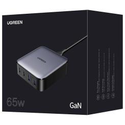Зарядное устройство Ugreen 4xUSB 65W (2хUSB-C+2xUSB-A) Gan CD327 Фото 4