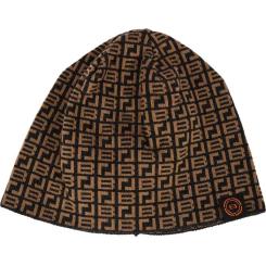 Шапка Brain з патерном 56 Black/brown Фото 2