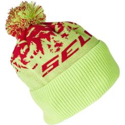 Шапка Select Pompon Hat 58 Yellow Red Фото 2