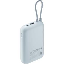 Батарея универсальная Xiaomi 10000mAh 22.5W, Integrated Cable, blue Фото 2