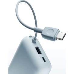Батарея универсальная Xiaomi 10000mAh 22.5W, Integrated Cable, blue Фото 5