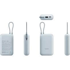 Батарея универсальная Xiaomi 10000mAh 22.5W, Integrated Cable, blue Фото 8