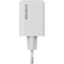 Зарядное устройство Canyon CU45CC GaN 45W 2xPD EU White Фото 1