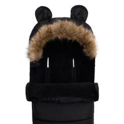 Зимний конверт MoMi Sleeping bag black Фото 1