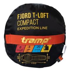 Спальный мешок Tramp Fjord Regular Orange/Grey L Фото 10