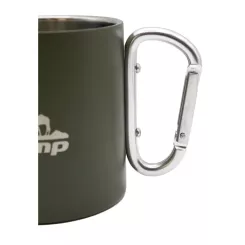 Чашка туристическая Tramp 350 мл с карабином Olive Фото 1