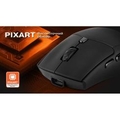 Мышка REAL-EL RM-460W Wireless/Bluetooth Black Фото 10