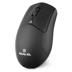 Мышка REAL-EL RM-460W Wireless/Bluetooth Black Фото 4