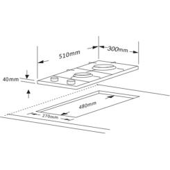 Варочная поверхность Interline HGG 330 MCK BA Фото 7