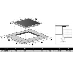 Варочная поверхность Interline VIK 830 SIB BG Фото 2