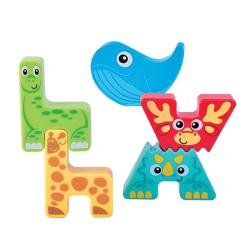 Развивающая игрушка Kiddi Smart Звірятка-пазлики Фото 4