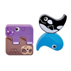 Развивающая игрушка Kiddi Smart Звірятка-пазлики Фото 5