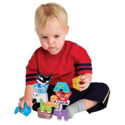 Развивающая игрушка Kiddi Smart Звірятка-пазлики Фото 6