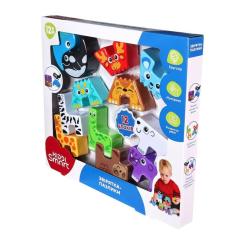 Развивающая игрушка Kiddi Smart Звірятка-пазлики Фото 7