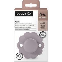Пустышка Suavinex Wonder физиологическая, 0-6 мес. светло-фиолето Фото 2