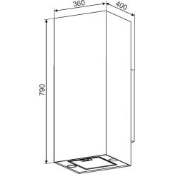 Вытяжка кухонная GRANADO Yunkos 2603-1200 Inox Фото 7