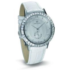 Наручные часы Seculus 1675.2.1069 white, ss cz stones, white leather Фото