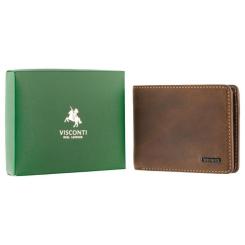 Кошелек Visconti ART52 Bronte Saddle Tan Фото 6