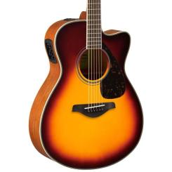 Гитара электроакустическая Yamaha FSX820C Brown Sunburst Фото 2