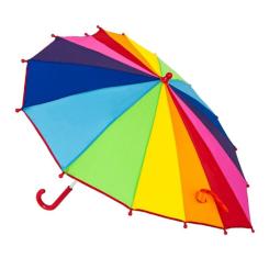 Зонт Fulton C932-041024 Heart Junior Rainbow Heart Фото 1