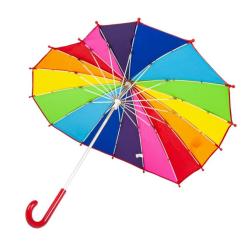 Зонт Fulton C932-041024 Heart Junior Rainbow Heart Фото 2