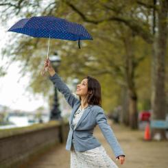 Зонт Fulton L553-041239 Superslim-2 Ditsy Hearts Фото 5