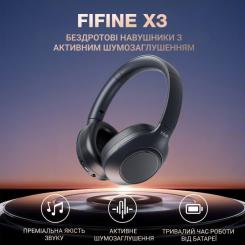 Наушники Fifine X3 Wireless Black Фото 4